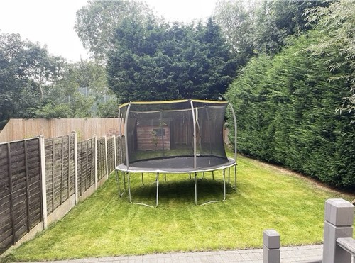 12ft outdoor trampoline with - trampoline,