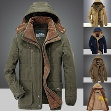 Winter Mens Military Trench