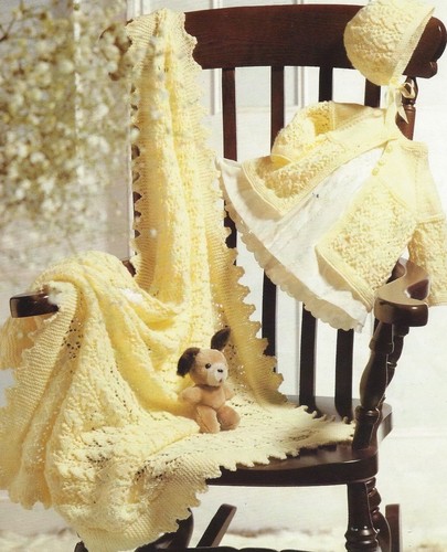 Baby shawl matinee jacket - shawl,,