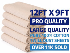 9FT X 12FT 100% COTTON TWILL