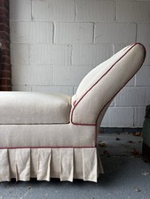 Early 20th Century Ottoman Daybed or Chaise Longue with Storage, 165cm, C1920-30