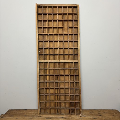 Vintage wooden printers tray - wooden,