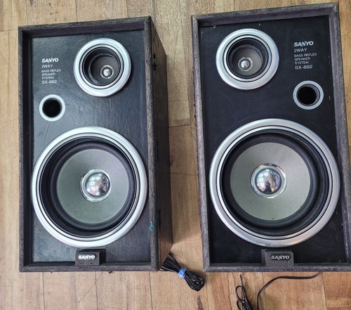 Pair vintage sanyo 892 - pair, sx-892