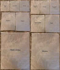 Maternity Baby Hospital Organiser Bags x 15