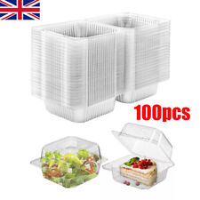 5.5 inch 100 Pieces Single Individual Cake Slice Boxes Dessert Cupcake Boxes UK