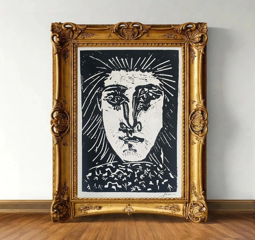 Pablo picasso original linocut - pablo,