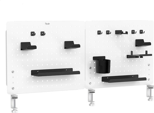 Clamp metal pegboard - on,