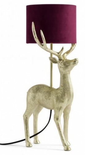 55cm stag bronze maroon - stag, red