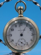 ALLAN P. TRASK - BANGOR, MAINE - ILLINOIS - 18 SIZE 11 JEWEL POCKET WATCH