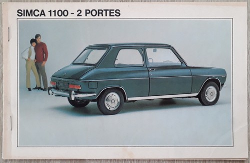 Simca 1100 brochure - 1100,