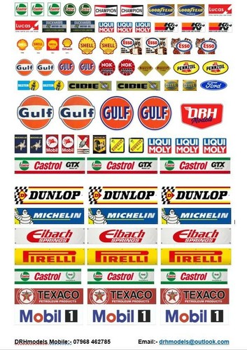 Garage scene sign set 43 - scene, b
