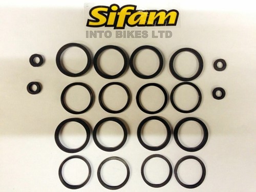 Both front caliper seals full - front,