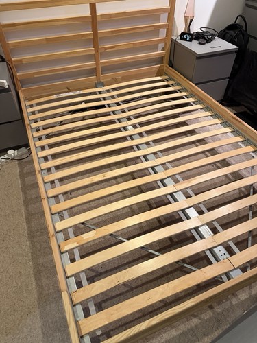 Ikea luröy double - bed, frame
