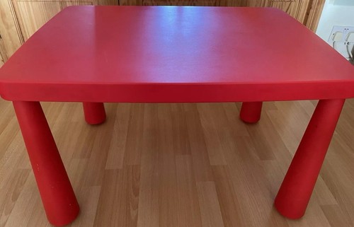 Ikea mammut children red - mammut, table
