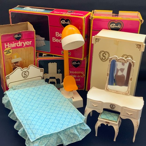 Vintage sindy doll bedroom - vintage,