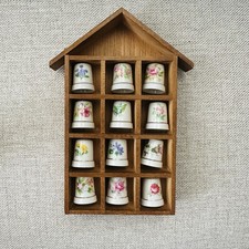 Wooden House Shaped Display