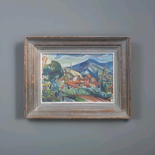 Antique oil painting canvas - painting,