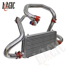 Front Mount Intercooler Kit For 96-00 Subaru Impreza GC8 WRX STI EJ20 RS Red