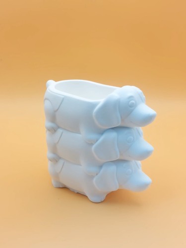 Stacking dogs resin crete - resin,