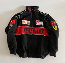 Ferrari Racing Jacket – Embroidered Vintage Motorsport F1 Streetwear
