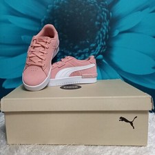 PUMA Jada Suede Trainers in Pink / White, Children's size 1 EU 33 US 2