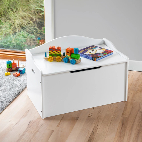 White wooden toy - toy, box