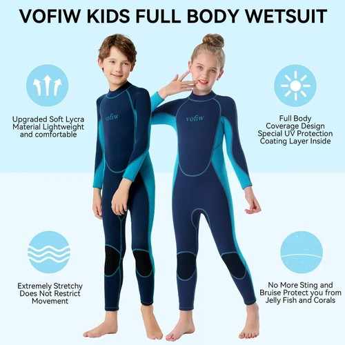 Kids wetsuits 3mm full body - wetsuits,