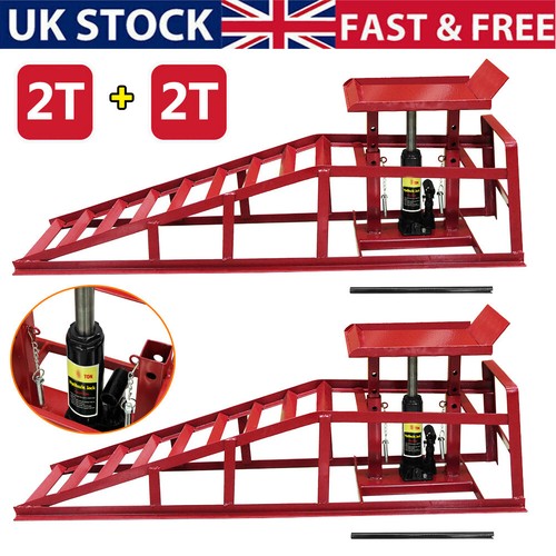 Ton hydraulic car ramps - 2, 2x