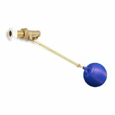 1/2" High Pressure Part 1 Brass Float Valve & Plastic FLOAT - Water Tank Cistern
