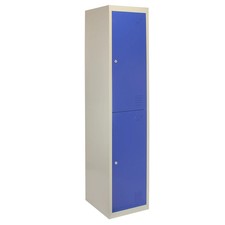 Metal Lockable Storage Lockers 2 Doors Unit Gym Changing Room Staff