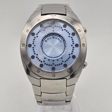 Zeon Tech Solsuno Wristwatch Stainless Steel Unique LED  Dial Design New Battery