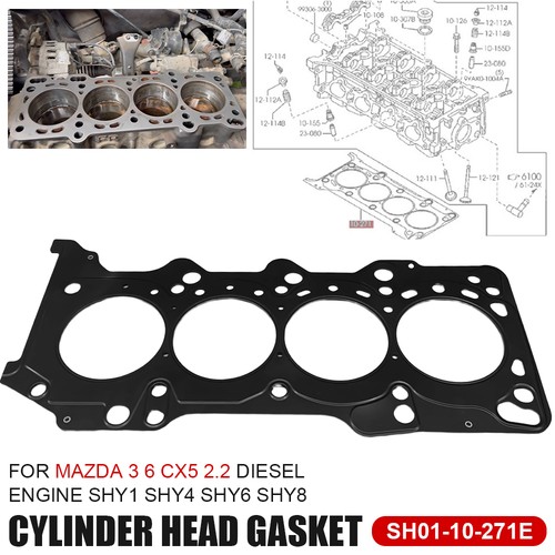 Cylinder head gasket for mazda - gasket,