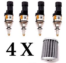 SET 4 X BRC MTM Type Orange LPG Injectors NEW model + VAPOUR FILTER