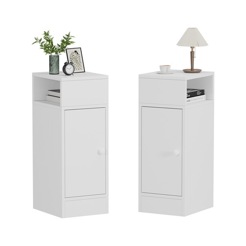 Pair bedside table cabinet - of,