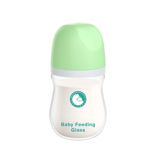 Anti colic baby bottle glass - baby,