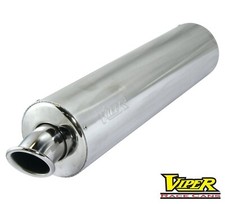 Viper Exhaust For Suzuki GSXR 750 SV1000 Tl1000 R/S Alloy Round Race Bolt On Can