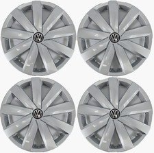 VW 16” STEEL WHEEL HUB CAP TRIM SET PASSAT B8 TOURAN GENUINE 3G0071456 1ZX