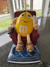 M&M’s Vintage Candy Dispenser Yellow Peanut Collectables 1999