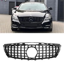 MERCEDES CLS CLASS W218 C218 PANAMERICANA GT FRONT GRILLE GLOSS BLACK 2011-2014