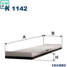FILTER CABIN AIR K 1142 FOR