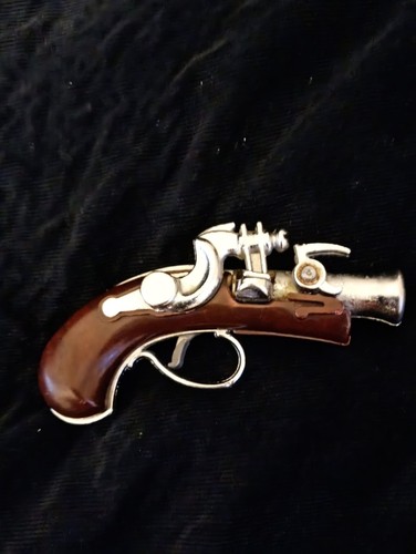 Vintage miniature toy pistol - toy,