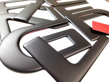 3D BLACK MATTE DOMED RAISED TAILGATE LETTERS FOR RIDGE LIN 2024 2026 US MADE
