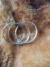sterling silver 925 multi-band or Russian wedding ring. S.