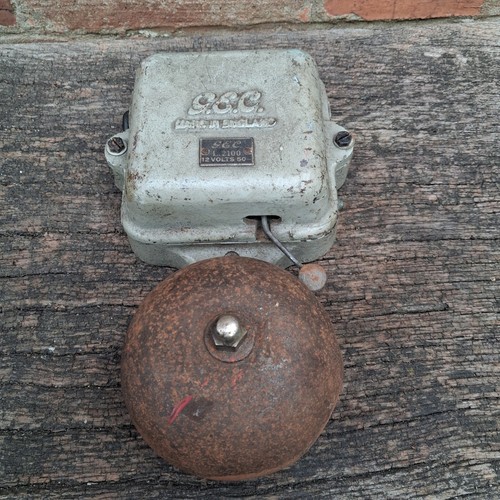 Vintage gec fire alarm bell - vintage,
