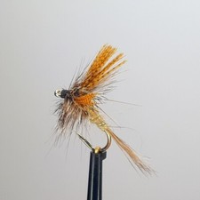 3 x MARCH BROWN (WINGED) DRY