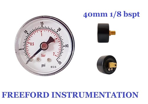 Low pressure gauge air - pressure, oil