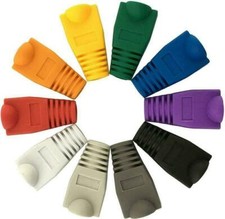 STRAIN RELIEF BOOTS FOR CAT5E CAT 6 CONNECTOR CRIMP END PLUG NETWORK PATCH CABES
