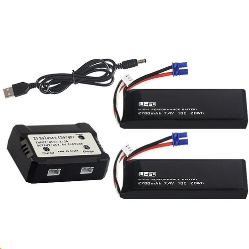2pcs 2700mah 10c lipo - 2pcs,