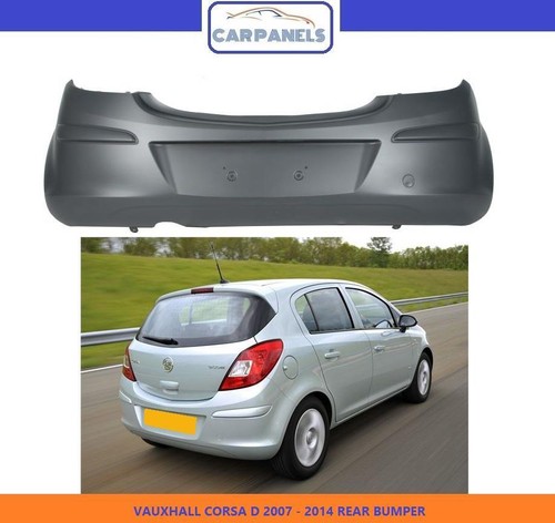 Vauxhall corsa rear bumper - rear,