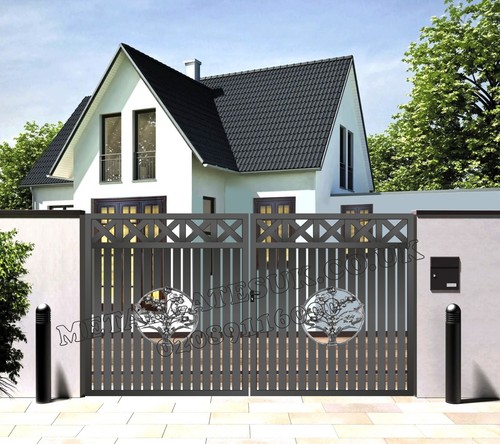 Metal gates driveway - gates, /